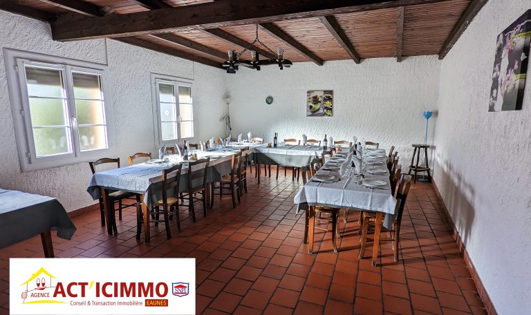 Palaminy, Murs bâtisse restaurant de 230 m² sur parcelle 1000 m².