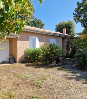 Eaunes, Maison Individuelle T4, plain-pied, sur terrain d’environ 700 m².