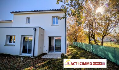 Charmante maison T4 de 88 m² avec terrain et garage en fond d’impasse au calme