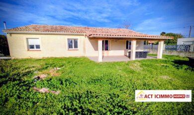  CALMONT – Belle maison familiale de plain-pied – 4 chambres
